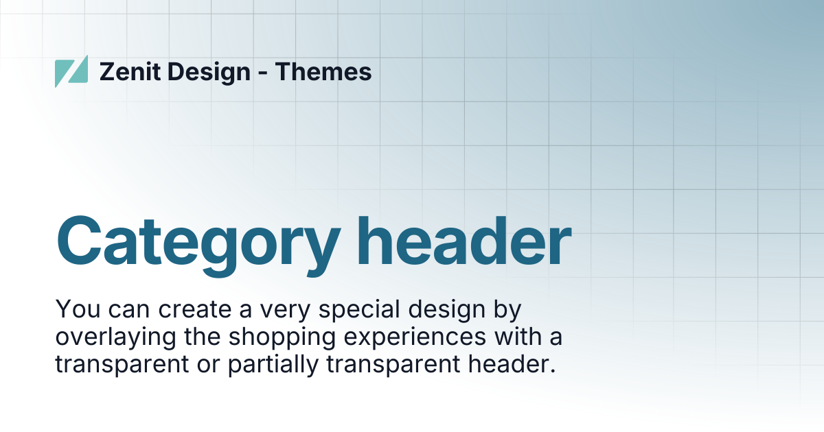 Category header | EN | Zenit Design - Themes