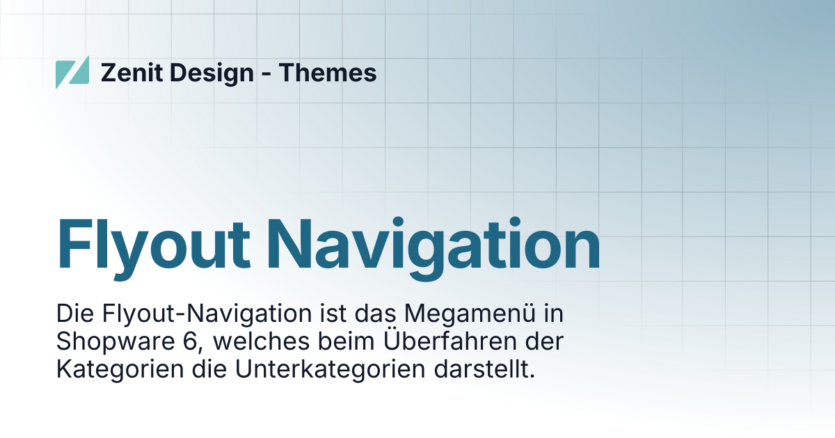 Flyout Navigation | Zenit Design - Themes